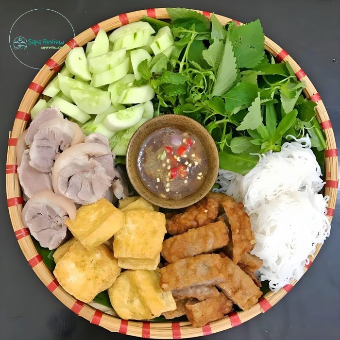 Hình ảnh bún đậu mắn tôm