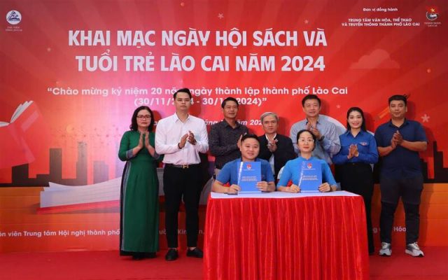 Khai mạc Ngày hội sách và Tuổi trẻ Lào Cai năm 2024