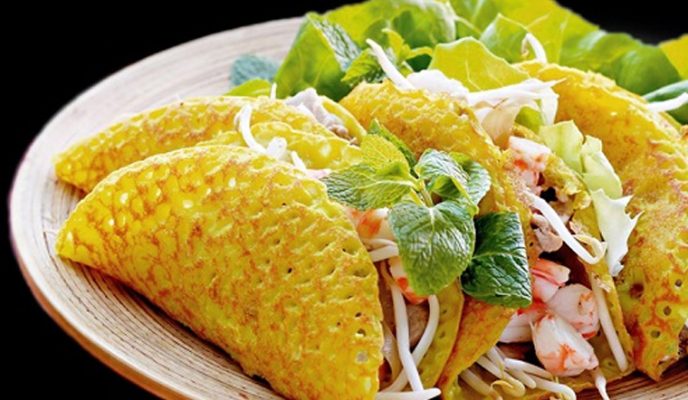 món bánh xèo đặc sản Miền Trung