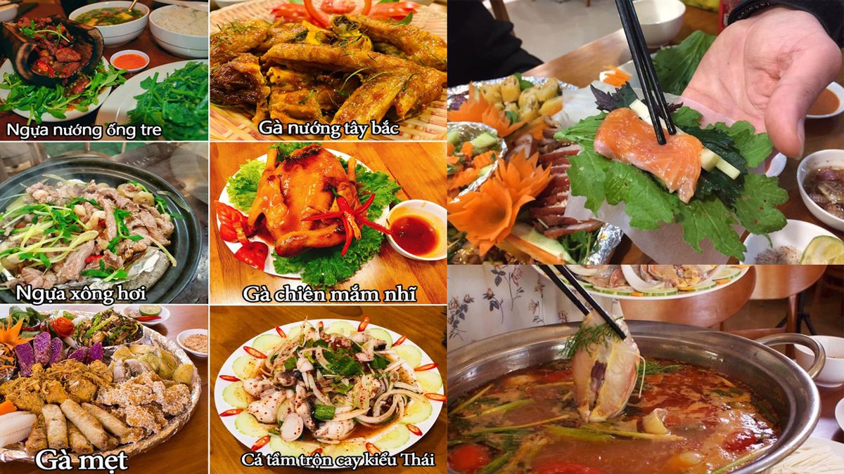 Các loại đồ ăn đặc trưng tại Già bản chắc chắn sẽ khiến khách hàng suýt xoa trước hương vị đậm đà, độc đáo, quyến rũ khó quên