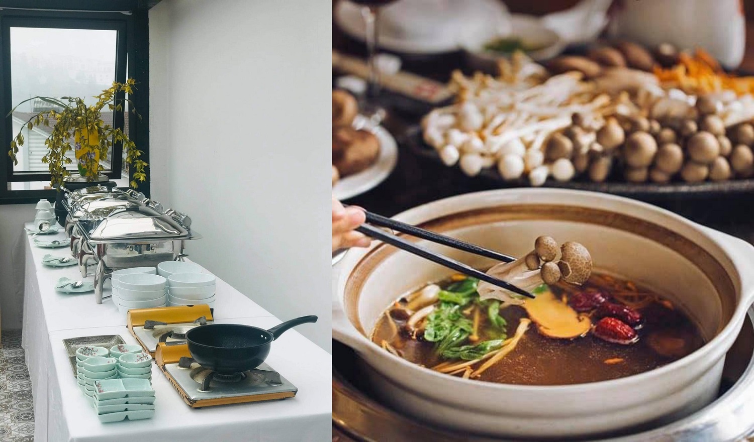 Món ăn và khâu chuẩn bị đạt chuẩn, cẩn thận và tỉ mỉ