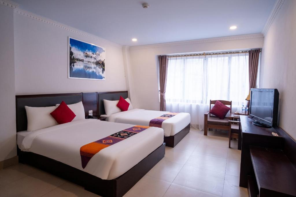 Không gian phòng nghỉ tiện nghi tại Grand Flamant Sapa Central Hotel
