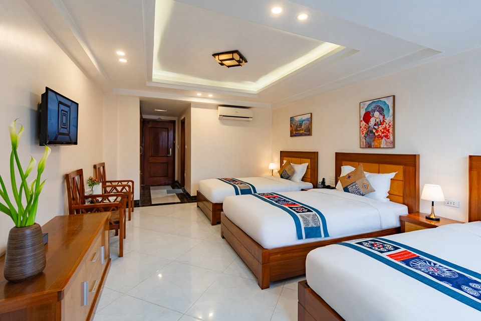 Phòng nghỉ tiện nghi tại Sapa Paradise Hotel