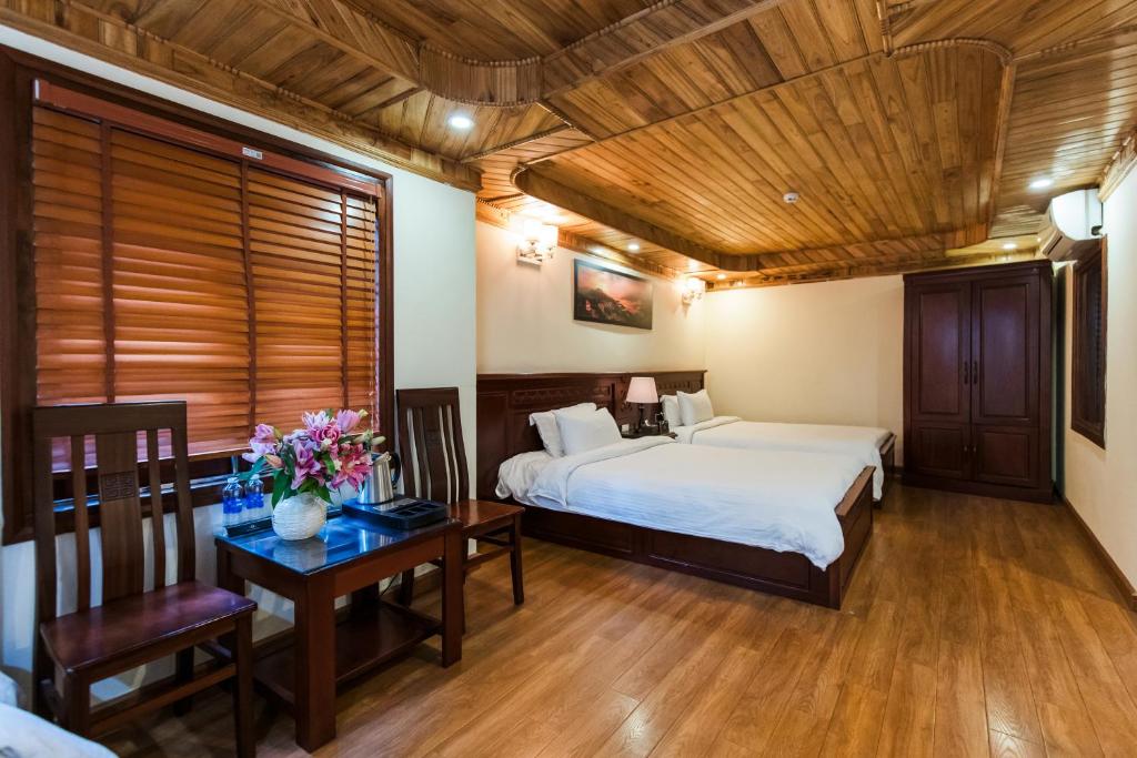 Không gian phòng nghỉ tiện nghi tại May Ho Hotel Sapa
