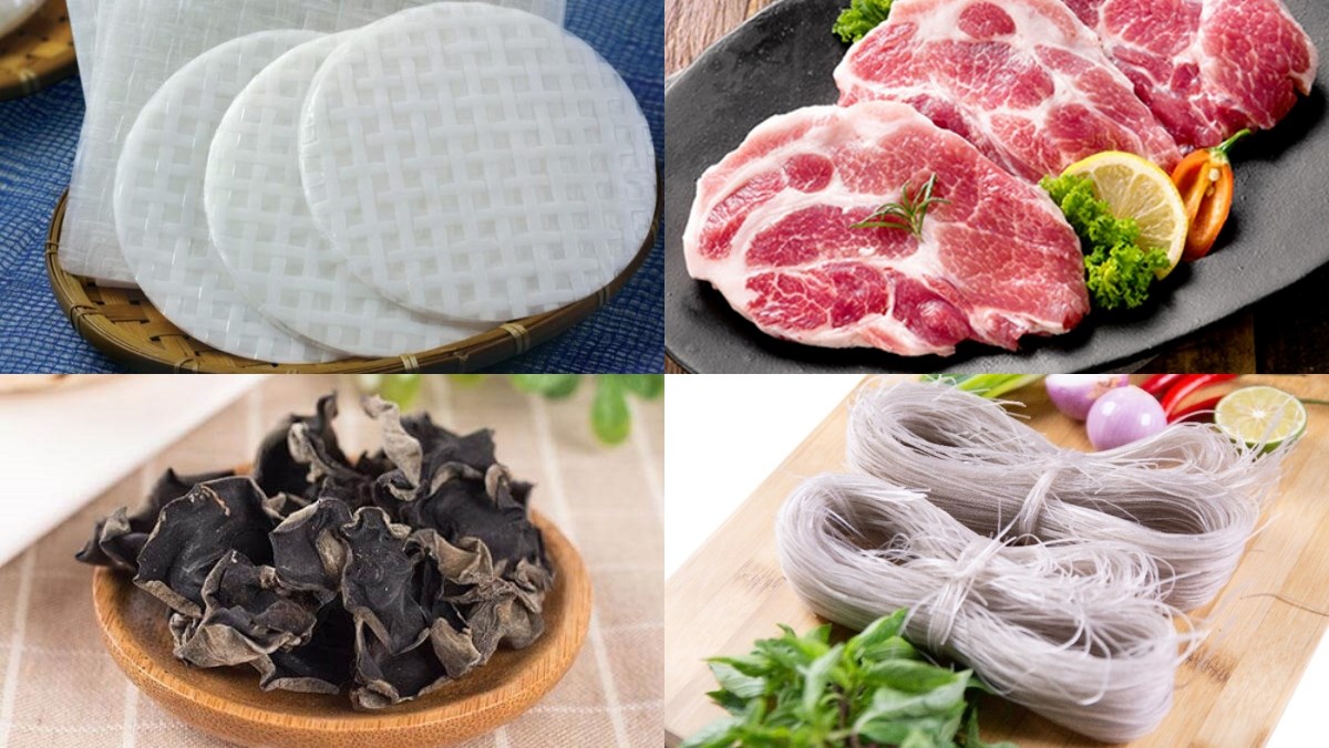 Các nguyên liệu cần chuẩn bị.