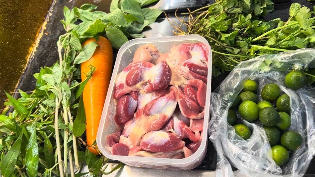 Chuẩn bị nguyên liệu