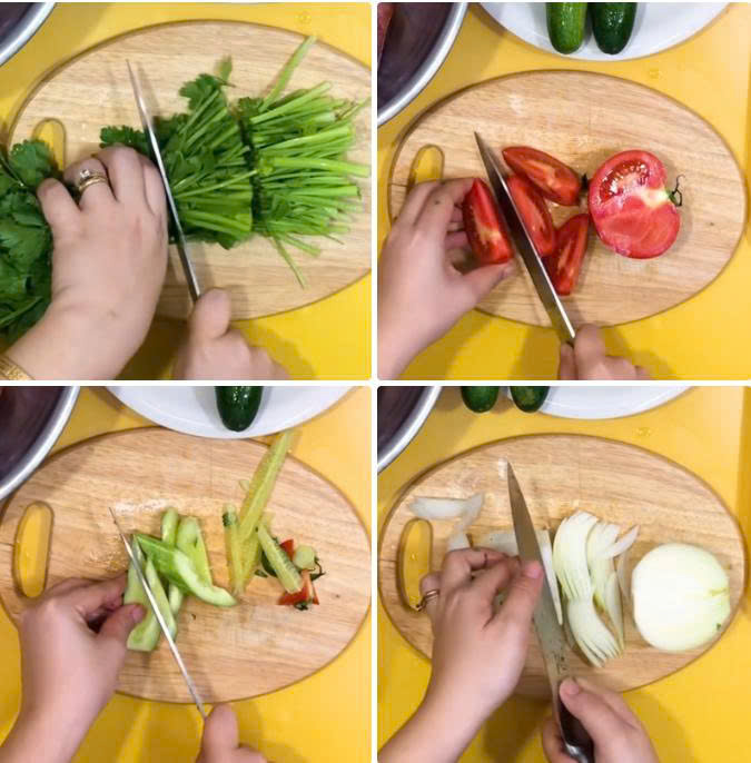 Sơ chế các nguyên liệu