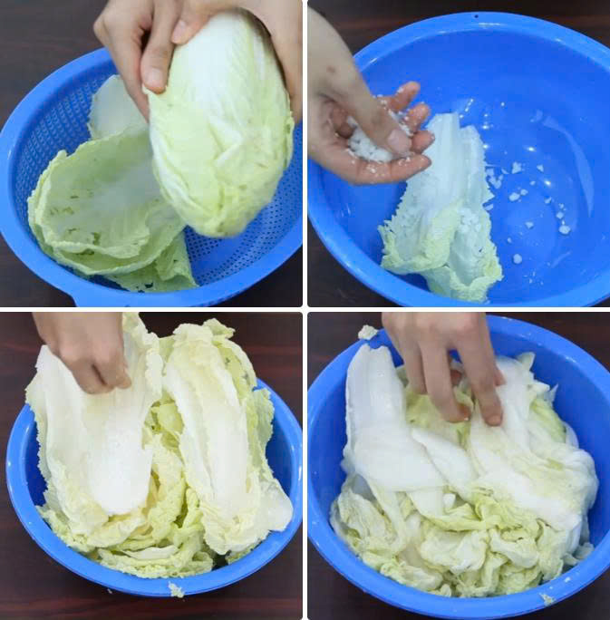Sơ chế cải thảo