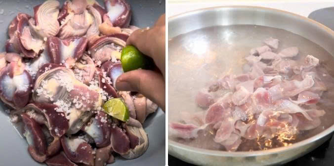 Chuẩn bị rau củ