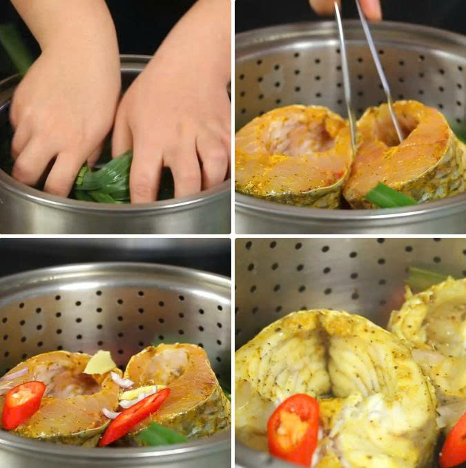Hấp cá trắm