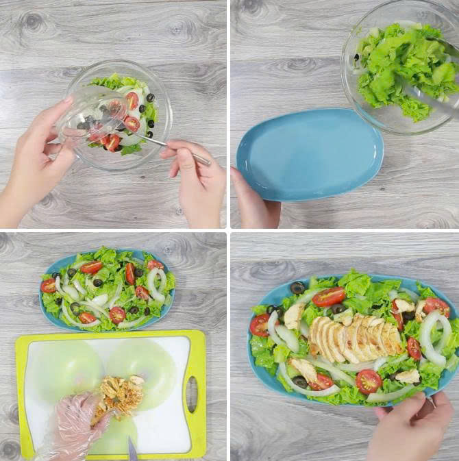 Trộn salad